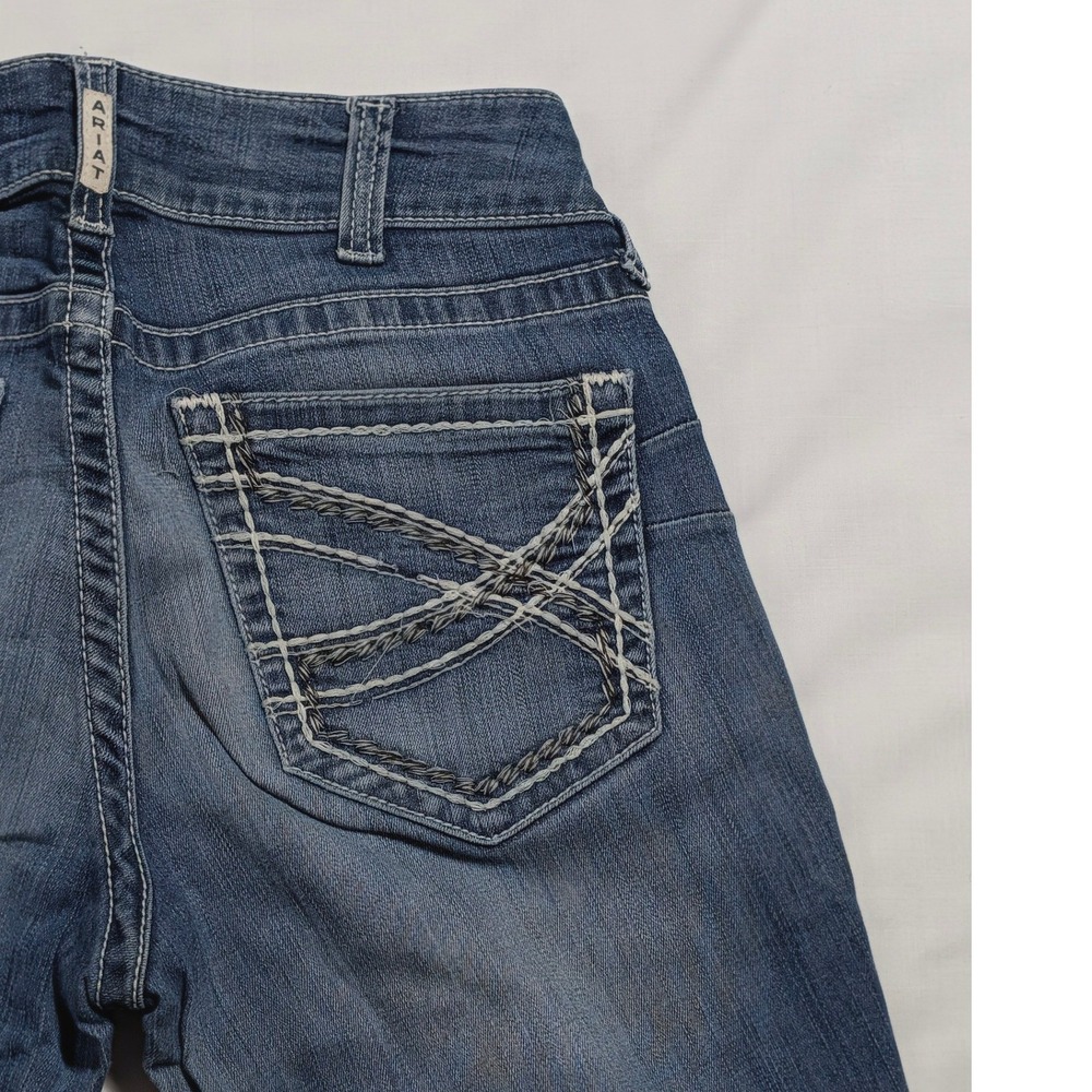Ariat REAL Denim Marine Bootcut Jeans Medium Wash 30R 10017510 Western Jeans